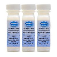 Hyland's Ignatia Amara 30X Tablets, Natural Relief of Simple Nervous Tension or Stomach Cramps, 250 Count (Pack of 3)