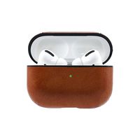 Airpods Pro Leather Case, Lybauri Classic leather anti-fall dustproof and easy to carry protective case for Airpods Pro(2019) (Brown)