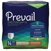 Prevail Extra Absorbency Underwear, Extra Large, 14 count (Pack of 4)