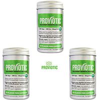 (Pack of 3) Purely Vegan Certified Organic No Allergens Scientifically Proven Stable Powerful Born on Flower 30 Caps. 5 Bil. CFU Per Serving Probiotic Promotes Digestion and Helps Inhibiting. (3)