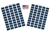 Made in USA! 100 Alaska 1.5" x 1" Self Adhesive State Flag Stickers, Two Sheets of 50, 100 Alaska Sticker Flags Total