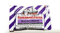 Foxnamiz Fisherman's Friend Sugar Free BlackCurrant Flavour Lozenges, 25g Sachet (Pack of 12) New