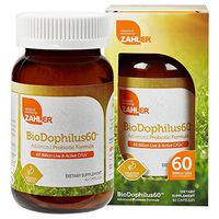 Zahler Biodophilus, 60 Billion Live Cultures Per Serving, Supports Digestive Health Certified Kosher, 60 Capsules