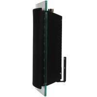 Waterfall Hurricane EVO Glass and Aluminum Speaker with Black Grill (Black, Single)