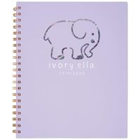 Ivory Ella 2019-2020 Academic Year Weekly & Monthly Planner, Large, 8-1/2" x 11", Mandala (1205-905A)