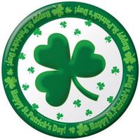 St. Patrick's Clover 7-inch Plates