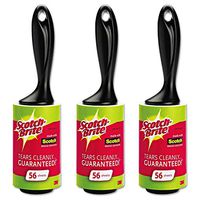 Scotch Brand Lint Rollers, Removes Lint from Clothes, Linens, Furniture, Great Household Item, 70 Sheets (Pack of 3)
