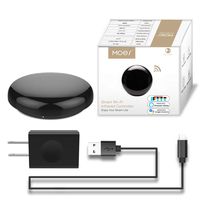 MOES WiFi Smart IR Remote Controller Smart Home Infrared Universal Remote Blaster,One for All Control AC TV DVD CD AUD SAT etc,Compatible with Alexa and Google Home,No Hub Required