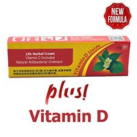 Life Herbal Cream with Vitamin D Natural Remedy Antibacterial Ointment Psoriasis Acne Skin Treatment