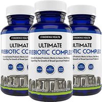 Stonehenge Health Ultimate Prebiotic Complex- 3 Pack - Probiotic Booster with PreforPro - Improves Digestion + Promotes Healthy Gut Bacteria - Delayed Release - Non-GMO + Gluten Free Veggie Caps