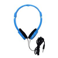 Goodtrade8 Clearance Kids Wire Headphones Catching On Ear Foldable Stereo Headset for Boy Girl Earphone Gift (Blue)