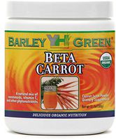 3-Pack (1 for $33.00) Barley Green Organic Beta Carrot Juice 12.7 oz Powder - The Original and The Best
