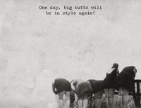 Trash Talk by Annie Note Pad, Big Butts, 4-5/8-Inch Tall