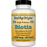 HEALTHY ORIGINS BIOTIN 5,000 MCG, 60 VCAP
