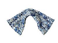 Ultra Premium Microwavable Heating Pad - Hot Cold Therapy - Organic Flaxseed & Cherry Pit Filler - Longer Lasting Heat- Large (Indigo)