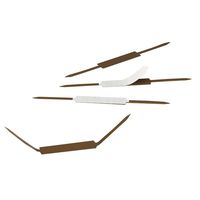 Smead Self-Adhesive Fastener, 2" Capacity, Brown, 100 per Box (68220)