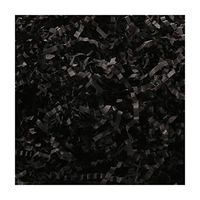 PACKHOME 1/2 LB Crinkle Cut Paper Shred Filler, Black Shredded Paper for Gift Baskets, Crinkle Paper for Gift Wrapping