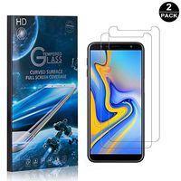 Bear Village Screen Protector for Galaxy J6 Plus 2018, Anti Scratch, Anti Fingerprint Tempered Glass Screen Protector Film for Samsung Galaxy J6 Plus 2018, 2 Pack