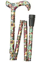 Folding Fashion Red and Green Circles in Green