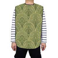 HNYG Adult Bib with Crumb Catcher, Waterproof Adult Bib for Seniors, Reusable Clothing Protector for Eating and Drink