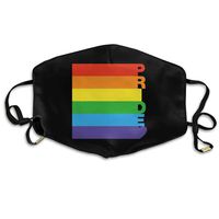Unisex Gay Pride Rainbow Bisexual Printed Cotton Mouth-Masks Face Mask Polyester Anti-dust Masks