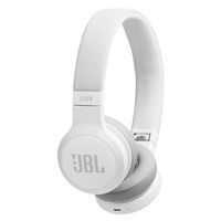 JBL Live 400BT On-Ear Wireless Headphones - White
