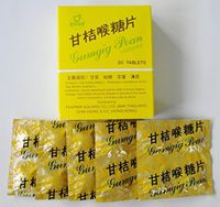 3 Packs X Gumgig Pean Herbal Lozenges for Relief of Throat Irritation Cleaning and Refreshing Breath 20 Tablets/pack