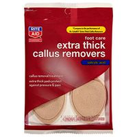 Rite Aid Extra Thick Callus Remover for Feet - 4 Pads/4 Medicated Patches | Callus Remover and Pads | Foot Care