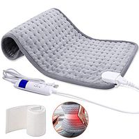 Heating Pad, VSADEY Electric Heating Pads for Back Neck Pain with Auto Shut-Off and 3 Temperature Settings Function, Ideal for Shoulder Pain Cramps and Sore Muscles - 12" x 24"