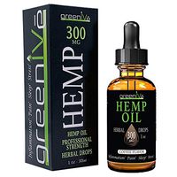 GreenIVe - Hemp Oil - Best Quality Hemp Oil - USA farmed and Bottled - Exclusively on Amazon (1 Ounce 300mg, Coffee)