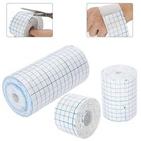 ARcalass Mesh Breathable Non-Woven Tape Adhesive Bandage Roll Film Dressing Second Skin Healing Protective Adhesive Antibacterial Bandages Flexible Nonwovens (7.8inch*10.9yard)
