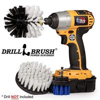 Drillbrush Pet Hair Remover Brush - Lint Roller Brush Alternative – Car Carpet Pet Hair Lifter and Lint Remover - Dog Brush/Cat Brush Drill Attachment - Replace Your Lint Rollers with Drill Brush