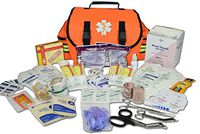 Lightning X Small Medic First Responder EMT Trauma Bag Stocked First Aid Trauma Fill Kit A