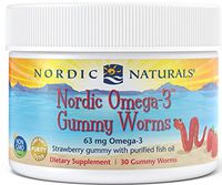 Nordic Naturals - Nordic Omega-3 Gummy Worms, Supports Optimal Brain and Immune Function, 30 Count
