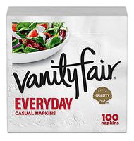 Vanity Fair Everyday Napkins, 100 Count Paper Napkins