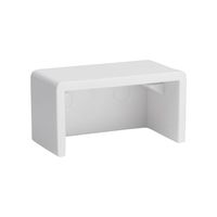 Tripp Lite Raceway End Cap for Cable Wiring Duct N080-D25-2M-WH 20 Pack White (N080-C25-EC-WH)