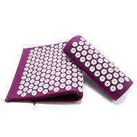 Nuxn Lotus Acupuncture Mat, Acupressure Massage Pillow Set Original Acupressure Mat for Back/Neck Pain Relief and Muscle Relaxation