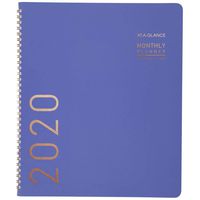 AT-A-GLANCE 2020 Monthly Planner, 9" x 11", Large, Contempo, Periwinkle (70250X1920)