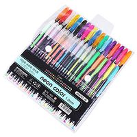 Marker Pen Set, 12/18/24/36/48 Colors Glitter Flash Gel Pens Painting Drawing Tool Stationery - 36pcs