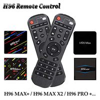 Calvas H96 remote control for Android TV box remote control Be applicable H96/H96 PRO/H96 PRO +/H96 MAX H2/H96 MAX PLUS/H96 MAX X2.etc