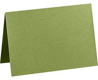 A9 Folded Card (5 1/2 x 8 1/2) - Avocado Green (50 Qty.)
