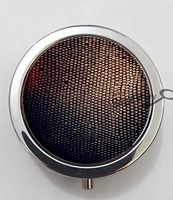 BlackKey Snake Skin Pattern 3-Compartment Decorative Pocket Gift Box Case Organizer for Pill, Color 1-1339