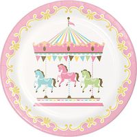 Carousel Paper Plates, 24 ct