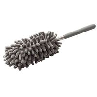 Iusun Microfiber Duster Extension | Free Bending and Detachable Dust Removal | Household Desktop Cleaning Brush | Hand Duster with Telescoping Pole | for Home Office Car (Gray)