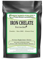 Iron Chelate - Ferrochel(R) - The Optimal Form of Iron (Ferrous Bisglycinate Chelate), 1 kg