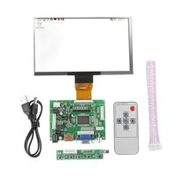 Raspberry Screen LCD Display Module, 7 inch LCD TFT Display 1024600 HDMI VGA Monitor Screen Kit for Raspberry Pi 3/2