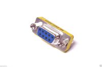FYL 9 Pin RS-232 DB9 Female to Female F Serial Cable Gender Changer Coupler Adapter