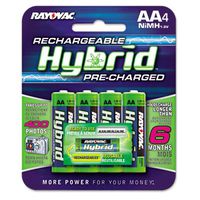 RAYO 4PK AA RCH Battery