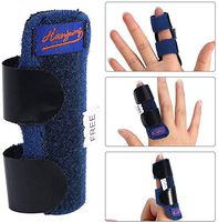 Adjustable Finger Splint Brace, Finger Tendon Release & Pain Relief Fixing Belt with Built-in Aluminium Support