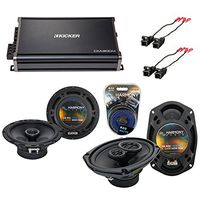 Compatible with Chevy Camaro 2010-2014 Factory Speaker Upgrade Harmony R65 R69 & CXA300.4 Amp (Renewed)